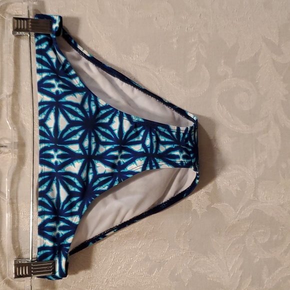 SZ. SMALL ALL FOR COLOR INDIGO SWIM BOTTOMS - Picture 1 of 2